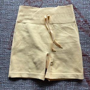 Nikkifont Vitality Collection Yellow Shorts